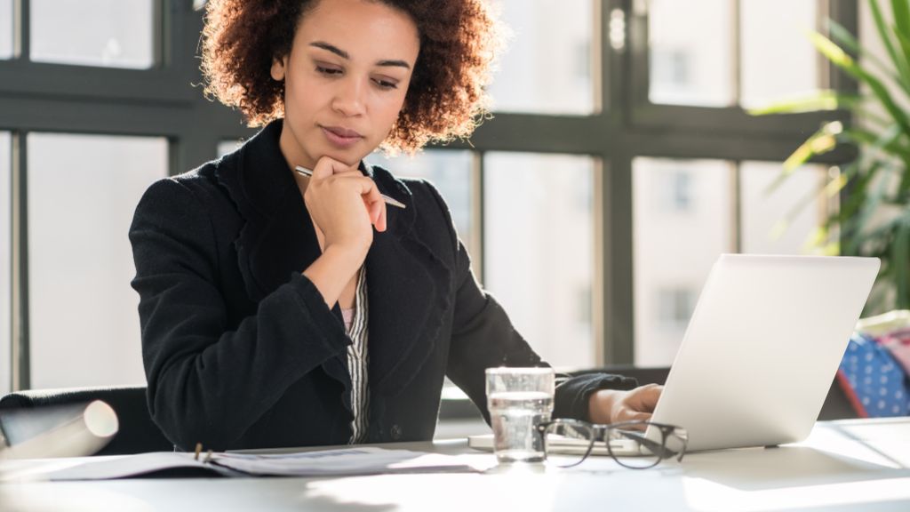 Provider reviewing lab work for perimenopause mood symptoms